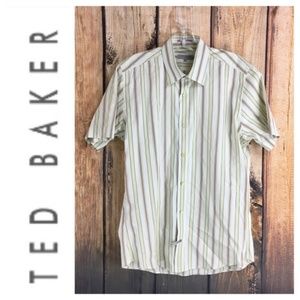 Ted Baker short sleeve casual button down shirt